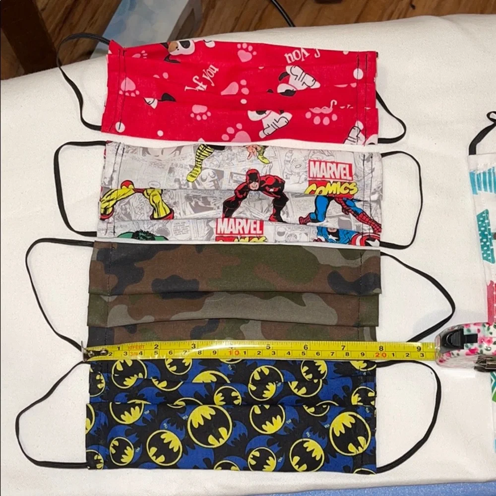 Handmade masks Batman, camo, Marvel,‎ Valentine